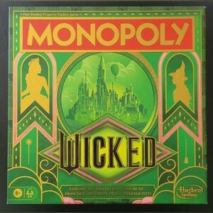 Monopoly Wicked Edition Board Game Sealed Hasbro Parker Brothers 2-6 Players 8+